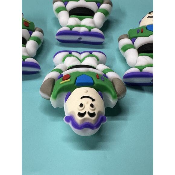 Silicone Focal Beads DIY Beadable Pens Buzz Lightyear 4 Pieces - Picture 3 of 6